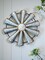 Galvanized Windmill Wall Decor | Rustic Farmhouse Metal Wall Art